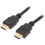 Cable HDMI 2.0 male des deux cotes 1.8m noir