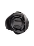 Hama Lens Hood with Lens Cap universal 52 mm