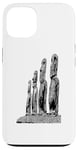 Coque pour iPhone 13 Statue de Moai de l'île de Pâques Monolithe Mystery