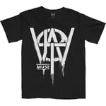 Muse Unisex T-Shirt: Will of the People Stencil (Medium)