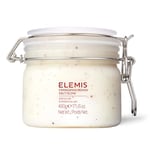 ELEMIS Frangipani Monoi Salt Glow, Skin Softening Salt Body Scrub to Exfoliate, Smooth and Soften, Lightly Scented Exfoliating Scrub Infused with Minerals to Cleanse and Hydrate Skin, 490g