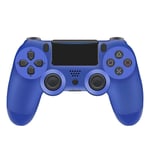 Wireless Game Controller For P4 With Six-Axis Vibration And Led Light Blue 25x22cm