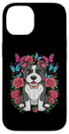 iPhone 14 Staffordshire Bull Terrier with lilac Case