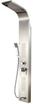 Thermostatic Modern Shower Tower Panel Alloy Steel Body 5in1 Style