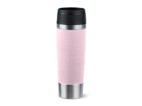 Emsa Travel Mug Classic Grande, Rosa, Rostfritt Stål, Silikon, Rostfritt Stål, Polypropylen (Pp), 500 Ml, 8,3 Cm, 240 Mm