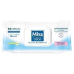 Mixa Bébé Lingettes au Lait de Toilette - 4 * 72 Lingettes