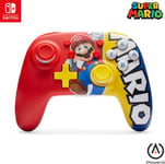 Manette Sans Fil Améliorée Nano Pour Nintendo Switch, Modèle Oled Et Switch Lite, Accessoire De Jeu, Manette De Jeu, Manette Gaming, Manette Bluetooth, Sous Licence Officielle - Mario Victory