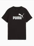 Puma ESS No. 1 Logo Tee G - Unisex - Sort - 176