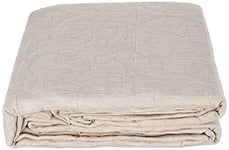 VIALMAN Bedspread, Beige, 90 cm: 180 cm x 260 cm