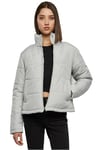 Urban Classics Women's Ladies Arrow Puffer Jacket, Lightasphalt, XXL