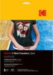 Kodak Dark Textile Transfer Paper, A4, 5 st.