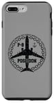 Coque pour iPhone 7 Plus/8 Plus P-8 Poseidon Avion militaire style vintage avant et arrière