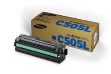 HP Inc. Samsung Original CLT-C505L Toner cyan 3.500 Pages (CLT-C505L/ELS) pour ProXpress C2620/DW, C2670FW, C2860FX