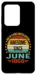 Coque pour Galaxy S20 Ultra Awesome Since June 1956 limited edition 68th Birthday