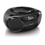 Lecteur de CD Philips AZB500B DAB avec amplification dynamique des basses Noir