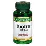 Nature's Bounty Biotin 5000 mcg Count of 1 By nature's Bounty