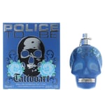 New Police To Be Tattooart 75ml EDT Aftershave Perfume Men