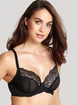 Panache Ana Plunge Bra - Black, Black, Size 32J, Women