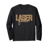 Laser Queen Hair Removal Aesthetic Nurse Laser Tech Long Sleeve T-Shirt