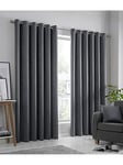 Fusion Strata Dim-Out Eyelet Curtains