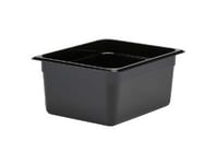 Kantine Cambro 1/2Gn 8,9L 32,5X26,5X15cm Polykarbonat Sort,6 Stk/Eske