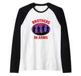 BROTHERS IN ARMS | VETERANS, SOLDIERS, SURVIVORS, MIA, POW Raglan Baseball Tee