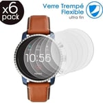 [Pack X6] Film De Protection En Verre Flexible Dureté 9h Pour Montre Connectée Fossil Q Venture Hr (4.Gen)