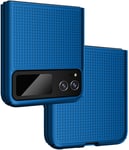 Grid Textured Hard Case Slim Phone Cover for Motorola RAZR 2023 (aka Razr 40)