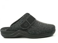 Rohde 2738 Vaasa-H Chaussons Homme, Pointure:45 EU, La Couleur:Gris