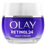 Olay Retinol 24 Night Cream, Anti-Aging Moisturizer, Hydrating 50ml Skincare