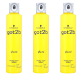 Schwarzkopf Got2B Glued Blasting Freeze Spray 300ml x 3