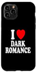 Coque pour iPhone 11 Pro I Heart (Love) Dark Romance Reading Romans Livres