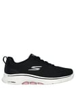 Skechers Wide Fit Go Walk 7 - Clear Path, Black, Size 4, Women