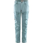 Fjallraven Keb Trousers W Reg Pantalons Femme, Multicolore (Clay Blue-Mineral Blue), 32