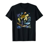 Disney Pixar Finding Nemo Group Shot Ocean Residents Poster T-Shirt