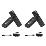 2X TV98 tv stick 1G + 8G Android12.1 2.4G 5G WiFi Android Smart box 4K 60Fps Décodeur