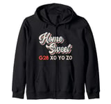 3-D Printer Home Sweet G28 XO YO ZO GCode 3D Prints Zip Hoodie