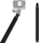 Sport Camera Selfie Stick avec Perche Télescopique,Selfie Stick de Voyage, 25cm-116cm Selfie Stick étanche pour GoPro Hero 12/11/10/9/8/7/6/Max, DJI Osmo Action, Ace/Ace Pro/One RS