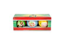 Elf Film Will Ferrell Official Christmas Bauble Decoration Triple Pack