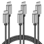 Câble Usb C Set 0,5M+1M+2M (Charge Rapide 60W) Câble De Charge Câble De Données Pour Apple Iphone 16 15 Pro Samsung Galaxy S24 S23 S22 Ipad Airpods Watch Macbook Imac Tablet Switch Ps5[L626]