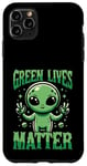 Coque pour iPhone 11 Pro Max Alien Lovers Green Lives Matter: Célébrez l'inconnu