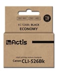 5901452156640 Actis KC-526Bk Ink Cartridge (replacement for Canon CLI-526BK; Sta