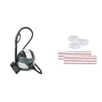 Polti Vaporetto Eco Pro 3.0 Steam Cleaner, 4.5 Bar & Polti PAEU0324 Vaporetto Kit - 2 Microfibre Cloths + 3 Sockettes