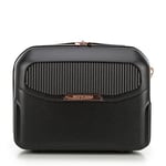 WITTCHEN Lady 2 Cosmetic Case Toiletry Bag Hard-Wearing Polycarbonate Zipper 0,9 kg 14 L Size XS Black Elements in Rose Gold