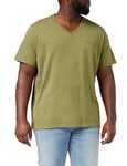 Levi's Men's Original Housemark V-Neck T-Shirt, Martini Olive, S