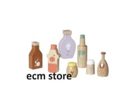 VERTBAUDET Set de condiments en bois beige TU Jouet jeu dinette cuisine /EBQT