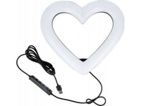 Oem Led Ring / Heart Stream Rgb Ringljus 10 Tum Full Färg Med Telefonhållare + Stativ Jm26-10