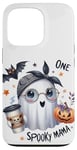 Coque pour iPhone 13 Pro Spooky Mama Ghost Halloween Boo Automne Halloween Fantôme