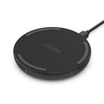 PLAYA Wireless Charging Pad 15W (Wireless Charger Compatible with iPhone 12, 12 Pro, SE, 11, Galaxy S21, S20, S20+, Pixel, AirPods and more) Black