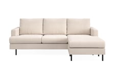 Menard Compact Sofa med Divan 3-seter - sjeselong Beige